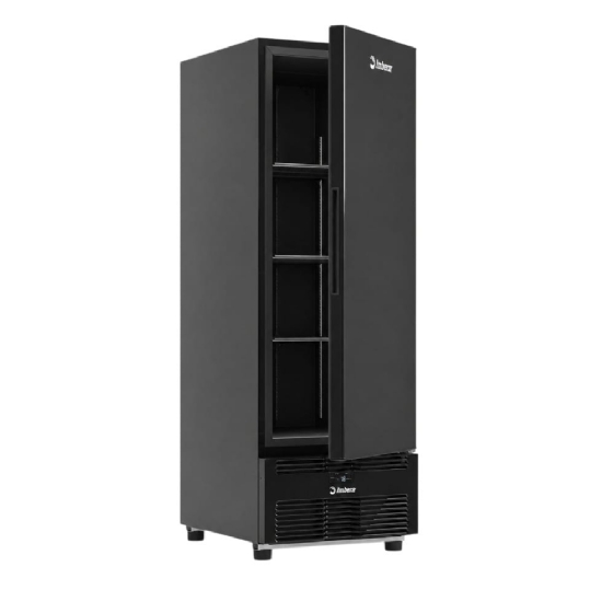 Freezer Vertical Tripla  Ação Porta Cega Preto Imbera EVZ21 127v