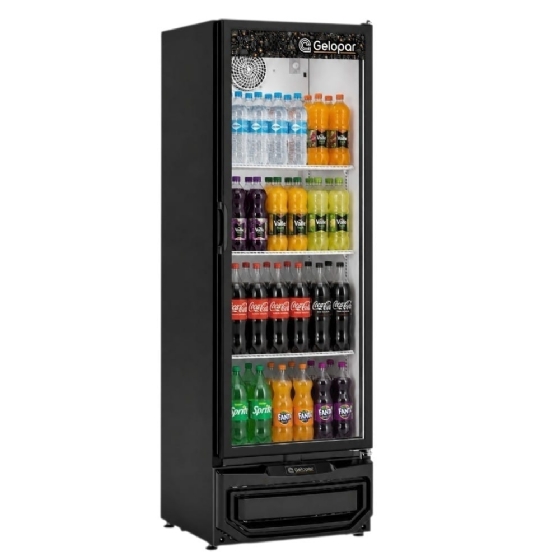 Refrigerador Expositor Vertical 410 Litros Gelopar Linha Turmalina GPTU-40 EL/PR/220v