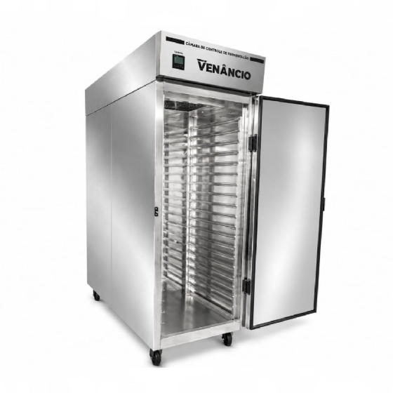 Câmara Climática Crescepão 40 Esteiras Para 1000 Pães Venâncio Inox AC40T 220V