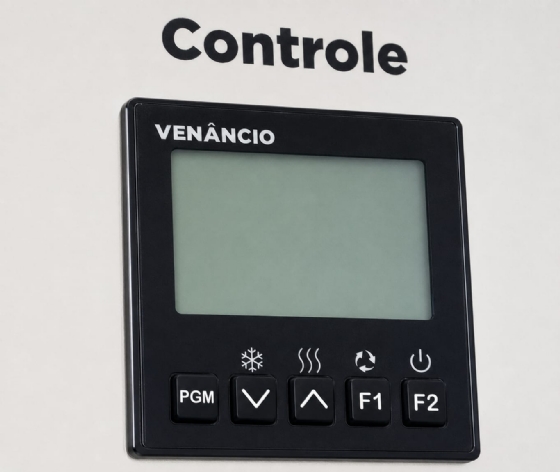 Câmara Climática Crescepão 20 Esteiras Para 500 Pães Venâncio Inox AC20T 220V
