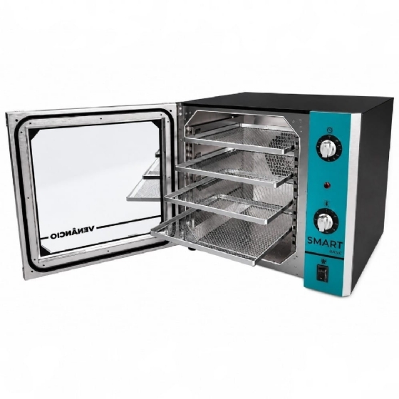 Forno Convector Smart Basic Elétrico Venâncio 4 Esteiras Azul Turquesa FCSB4E 220v
