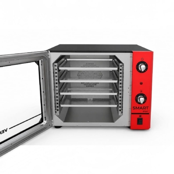 Forno Convector Smart Basic Elétrico Venâncio 4 Esteiras Vermelho FCSB4E 220v