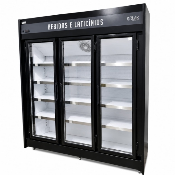Expositor Refrigerado Auto Serviço Polar 1.80m 3 Portas PEVCA-127v