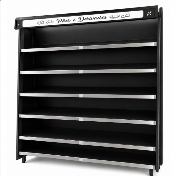 Vitrine Natural de Padaria 1,90M Polar VASCAP-190