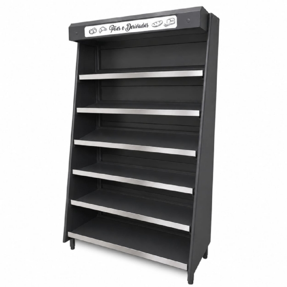 Vitrine Natural de Padaria 1,30M Polar VASCAP-130
