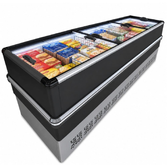 Ilha de Congelados Polar Dupla Ação Vidro Reto 3M LIGHT EICL 220V