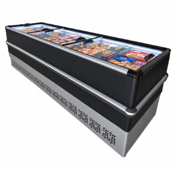 Ilha de Congelados Polar Dupla Ação Vidro Reto 3M LIGHT EICL 220V