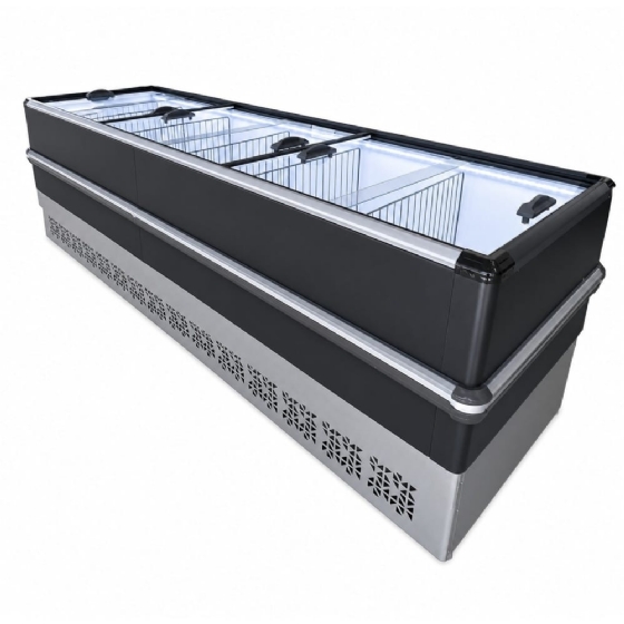 Ilha de Congelados Polar Dupla Ação Vidro Reto 3M LIGHT EICL 220V