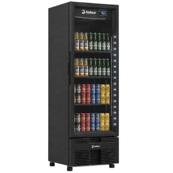 Cervejeira Imbera 569 Litros Porta de Vidro FULL BLACK CCV355 127v