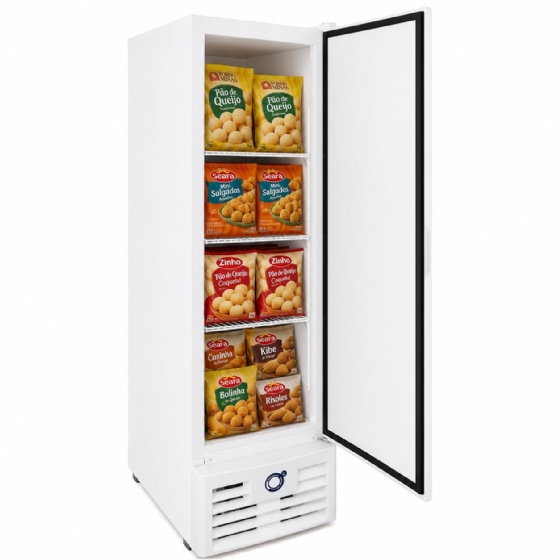 Freezer Vertical Tripla Ação 284 Litros Fricon Porta Cega Branco VCET 284C-127v