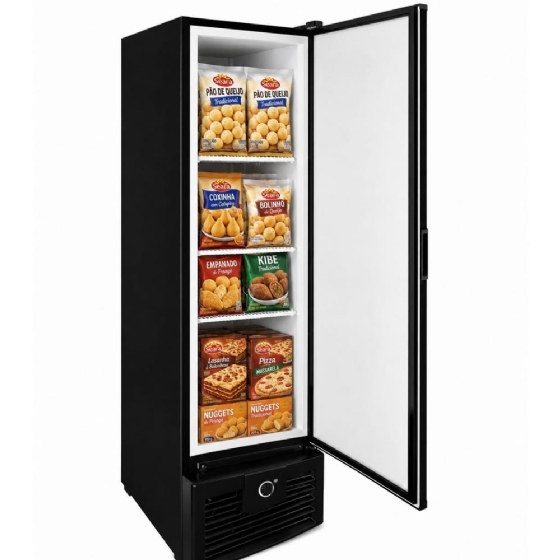 Freezer Vertical Tripla Ação 284 Litros Fricon Porta Cega Preto VCET 284C-220v