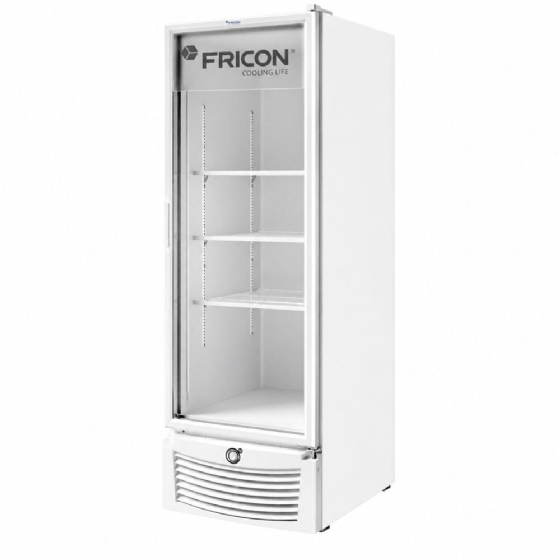 Freezer Vertical Tripla Ação 569 Litros Fricon Porta De Vidro Branco VCET 569V 127v