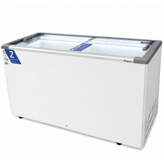 Freezer Horizontal Expositor Fricon Tampa de Vidro com Iluminação em Led 503L HCEB503-1V300-127V