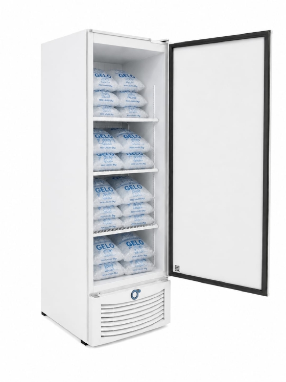 Freezer Vertical Tripla Ação 569 Litros Fricon Porta Cega Branco VCET569-220V