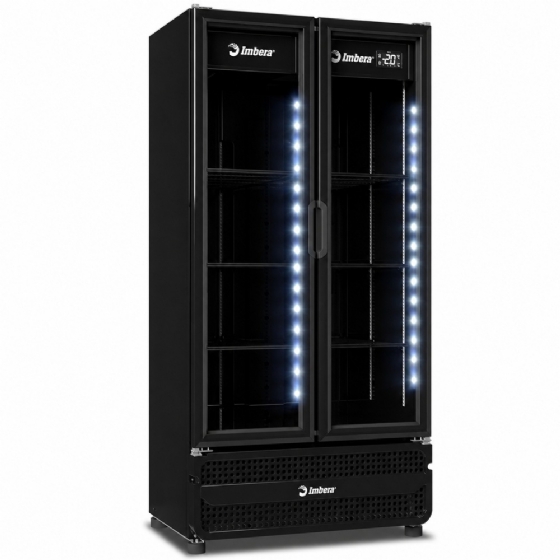 Cervejeira Imbera 754 Litros 02 Portas de Vidro FULL BLACK CCV480 220v