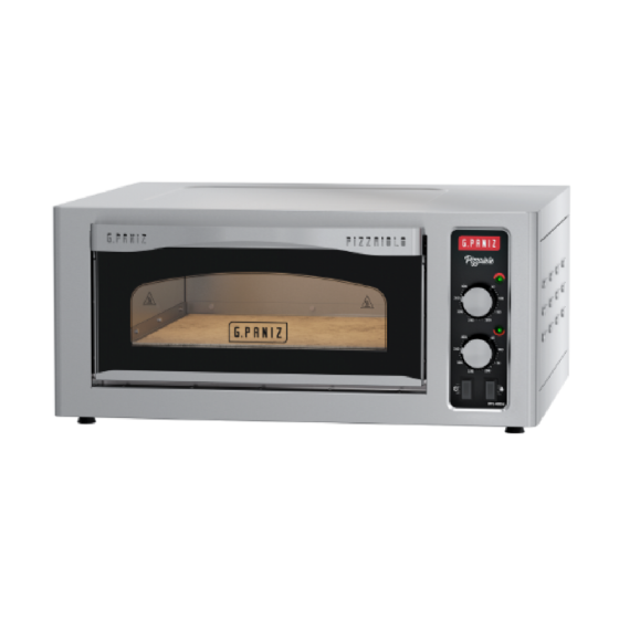 Forno Refratário Analógico Elétrico para Pizza Inox G.Paniz FPE-400A 220v