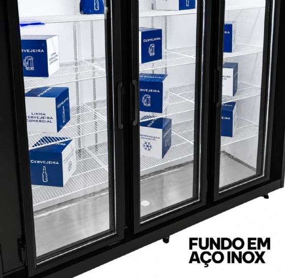 Cervejeira Comercial 03 Portas de Vidro 1473L Polofrio 2417- 220v