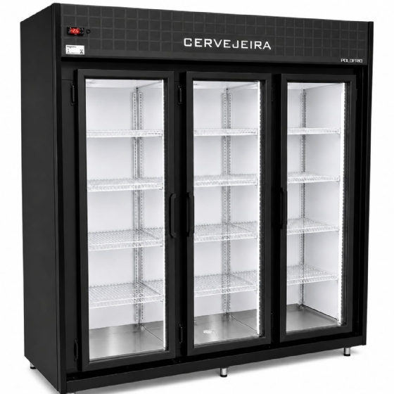 Cervejeira Comercial 03 Portas de Vidro 1473L Polofrio 2417- 220v