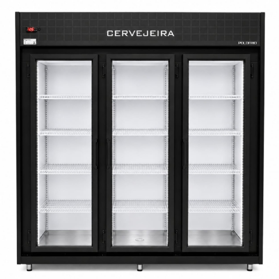 Cervejeira Comercial 03 Portas de Vidro 1473L Polofrio 2417- 220v