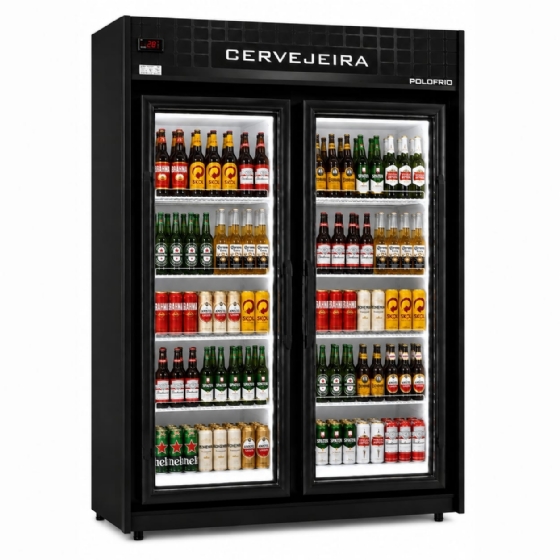 Cervejeira Comercial 02 Portas de Vidro 987L Polofrio 2415 220v