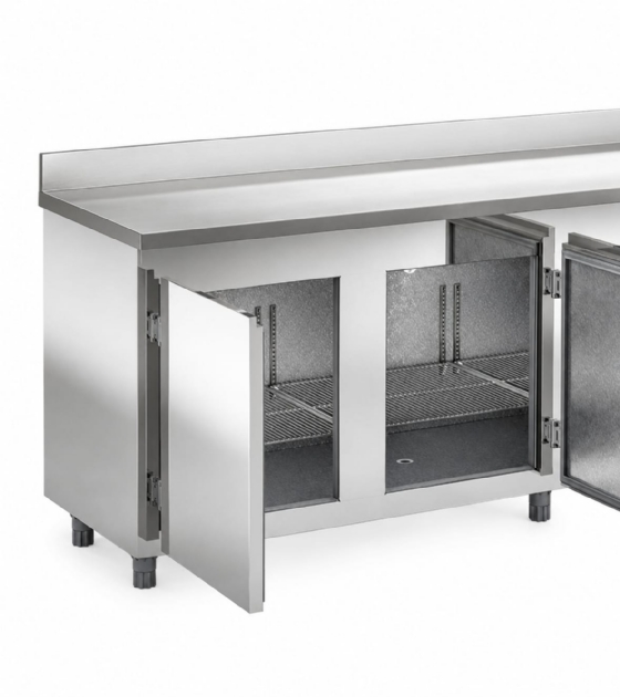 Balcão de Encosto Refrigerado Gelopar Aço Inox 2M GBFE-200 AI 220v