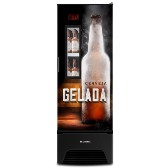 Cervejeira Metalfrio 574 Litros Adesivada Com Visor VN50AF 220V