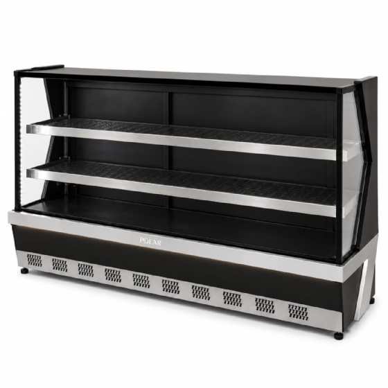 Balcão Refrigerado Polar 2 Placas Frias 1,85M Preto Linha 7 L7BR-1851 127v
