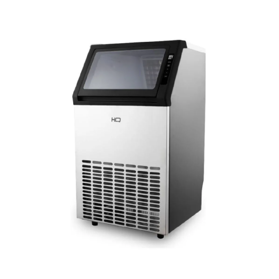 Máquina de Gelo Profissional HQ 70kg Turbo Ice Preta e Inox HQ-HQMGI70 220v