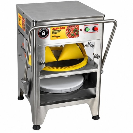 Abridora de Massa De Pizza Motor 0,5CV Skymsen AMP-500-220v