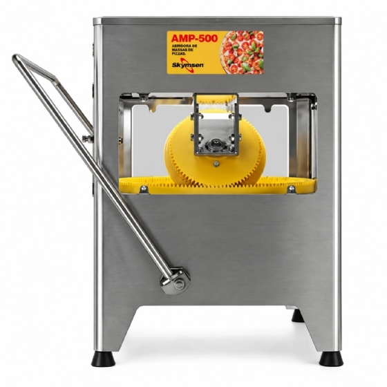 Abridora de Massa De Pizza Motor 0,5CV Skymsen AMP-500-220v