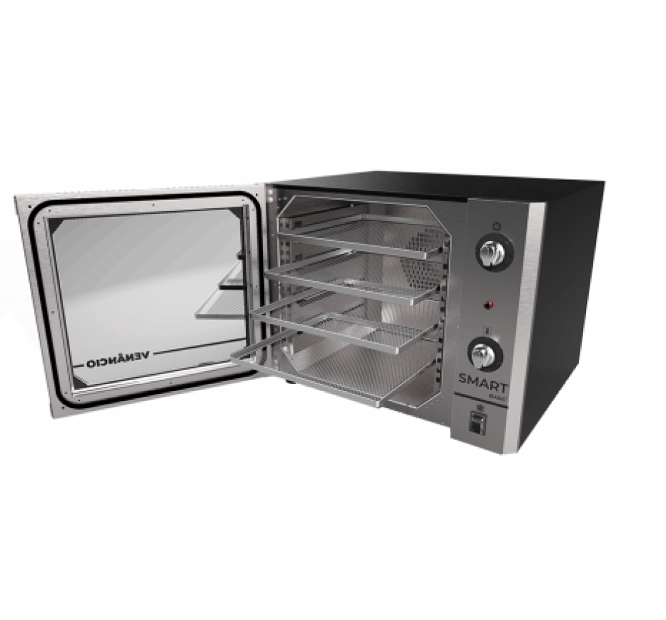 Forno Convector Smart Basic Elétrico Venâncio 4 Esteiras Preto FCSB4E 220v