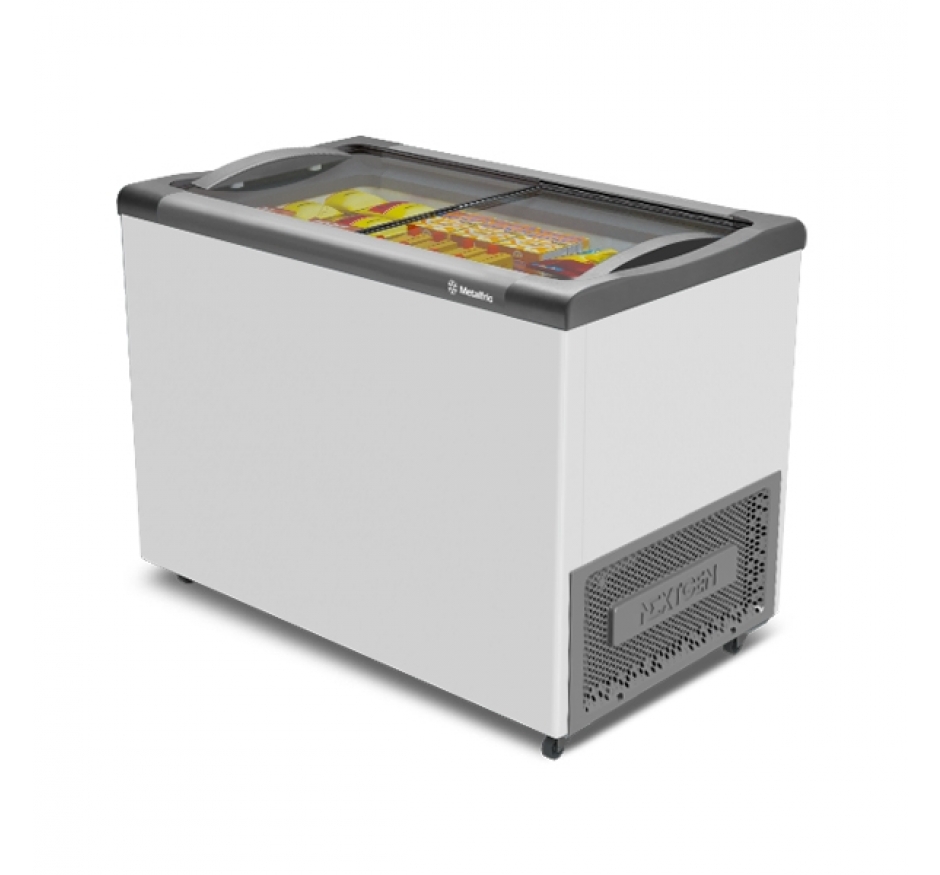 Freezer Horizontal Metalfrio 292 Litros Tampa De Vidro NF30SB Supra Branco - 220V