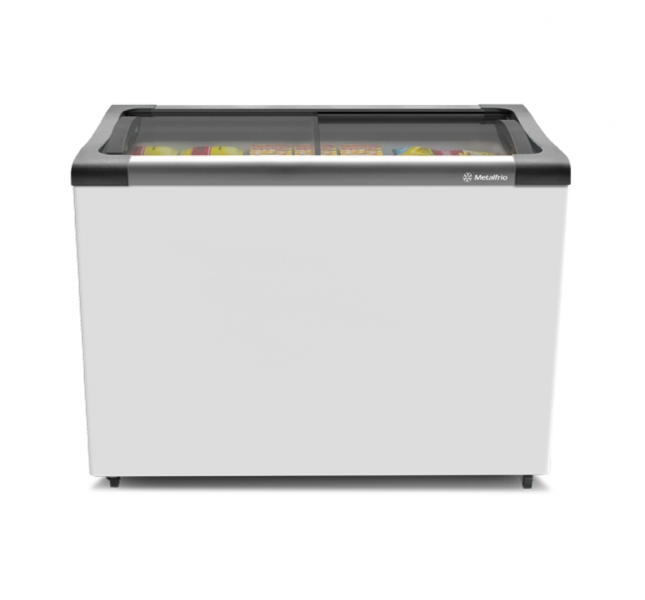 Freezer Horizontal Metalfrio 292 Litros Tampa De Vidro NF30SB Supra Branco - 220V