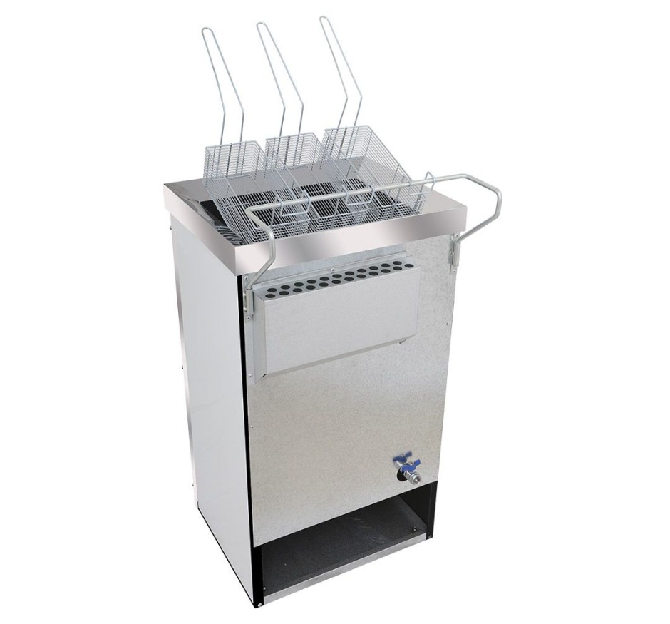 Fritadeira Água e Óleo A Gás Venâncio 30 litros Alta Pressão 3 Cestos FAOAP-30