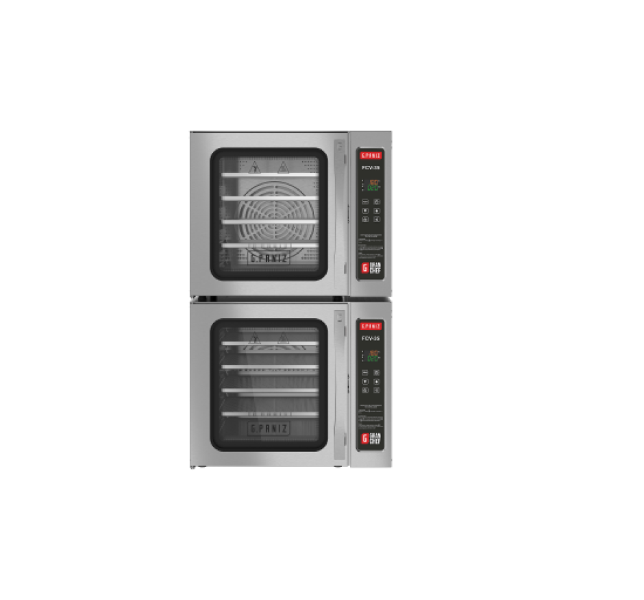 Forno Elétrico Convector GranChef Com Vapor Inox Monofásico G.Paniz Com 5 Assadeiras FCV35-220v