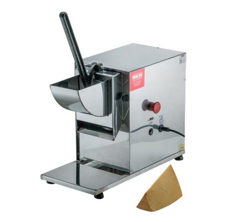 Ralador De Queijo Elétrico Malta Inox Profissional Com 3 Discos-Bivolt