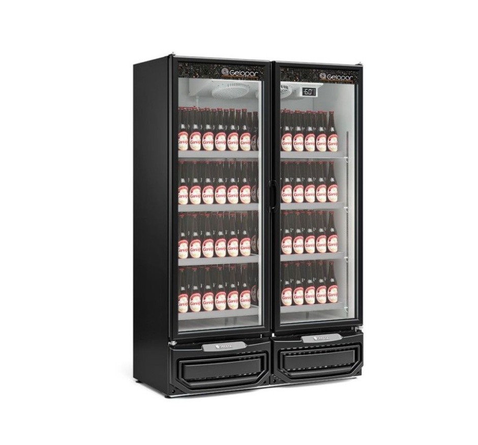 Refrigerador Expositor Vertical 957 Litros Gelopar GCBC-950/PR-220v