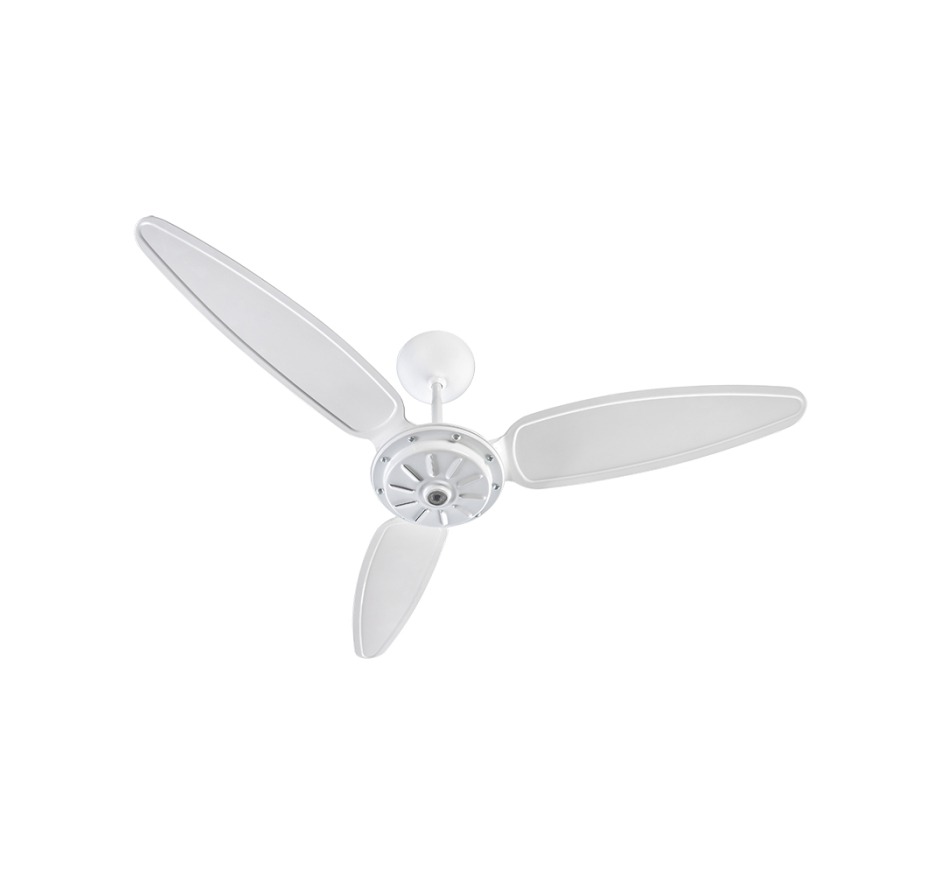 Ventilador de Teto Comercial Branco 3 Pás 130W Classe A Ventisol 220v