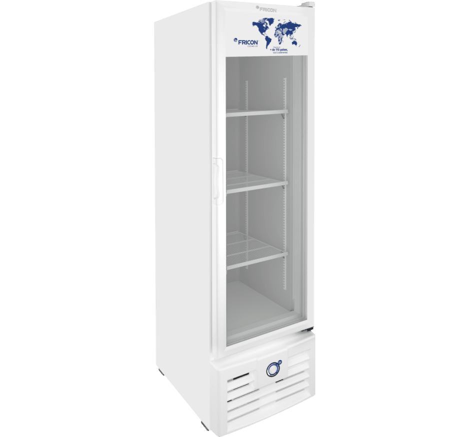 Freezer Vertical Tripla Ação 284 Litros Fricon Porta De Vidro Branco VCET 284V 220v