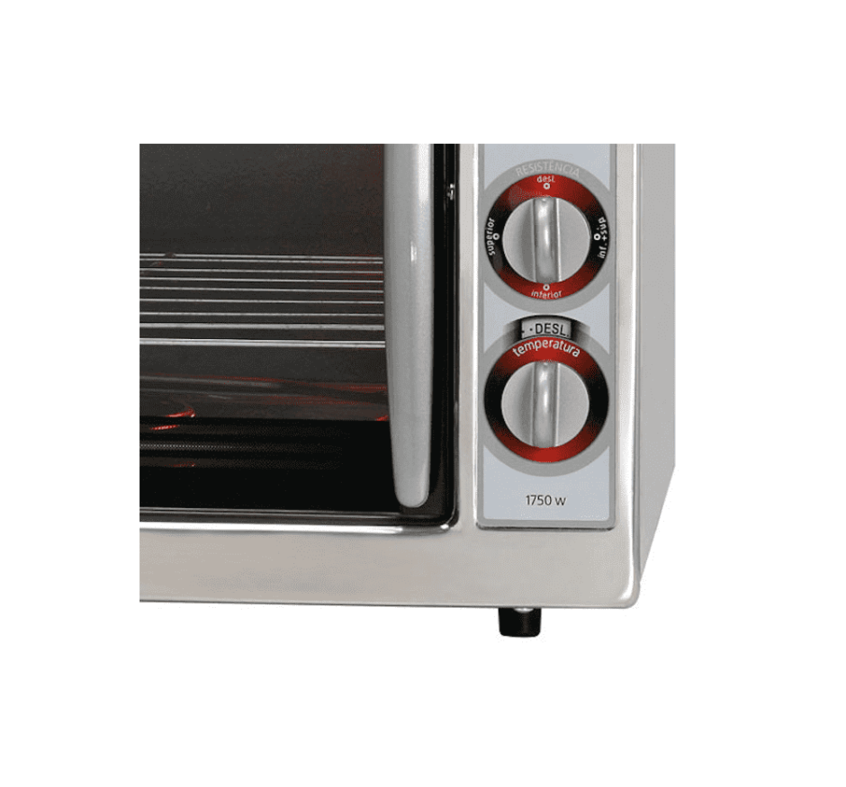 Forno Elétrico Crystal Layr Inox Advanced 46 Litros 1750W 220v