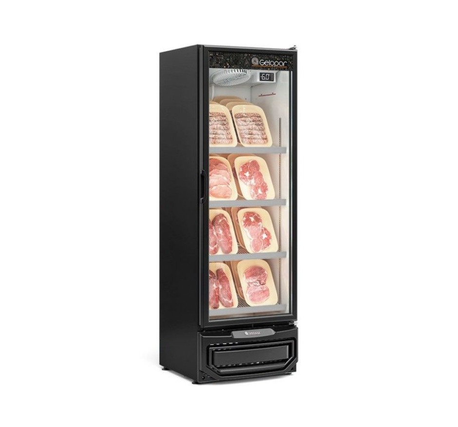 Refrigerador Expositor Vertical 450 Litros Gelopar GCBC-45 PR 220v
