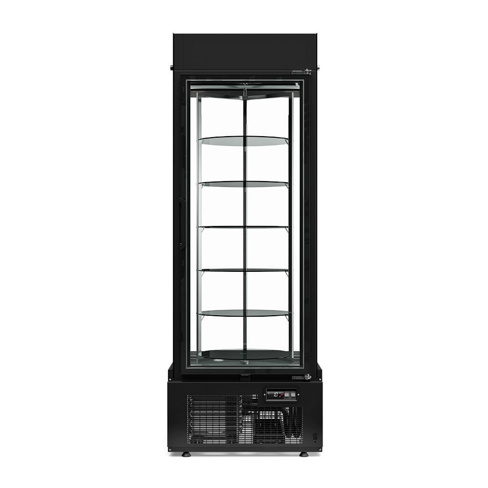 Vitrine Refrigerada Giratória Para Bolos e Carnes Gelopar GEVG-075 PR-220v
