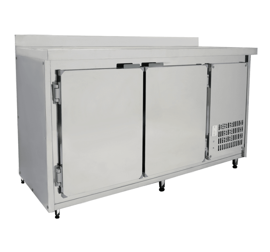 Balcão De Encosto Com Pia 2,00m Inox Polofrio 4103 220v