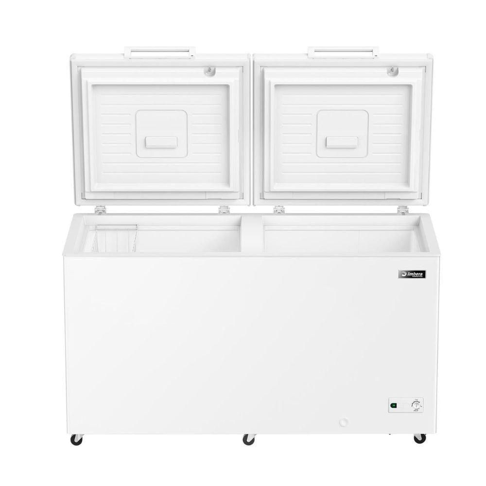 Freezer Horizontal Dupla Ação Full White Imbera com iluminação HF505L 220v