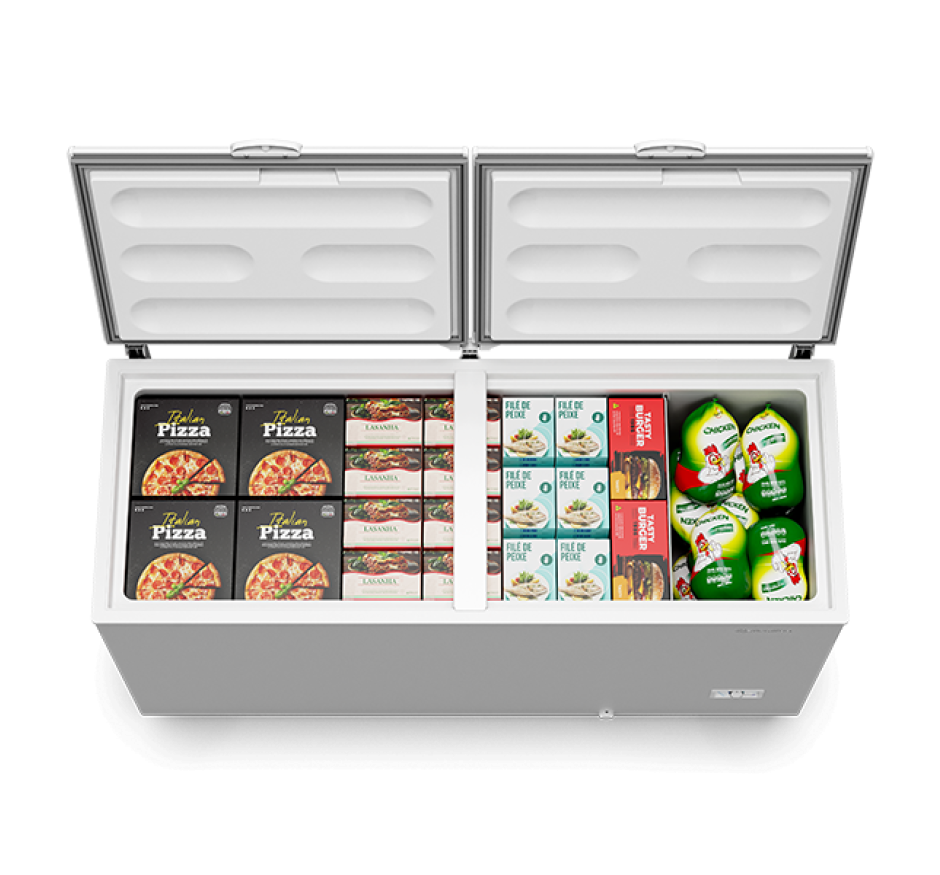 Freezer Horizontal Dupla Ação 546L Metalfrio Bivolt Inverter DA550IFT01