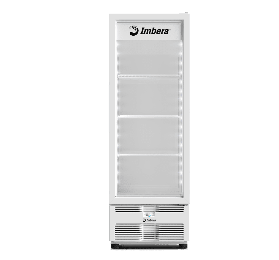 Freezer Vertical Tripla Ação 560L Imbera Porta De Vidro Branco EVZ21 127v