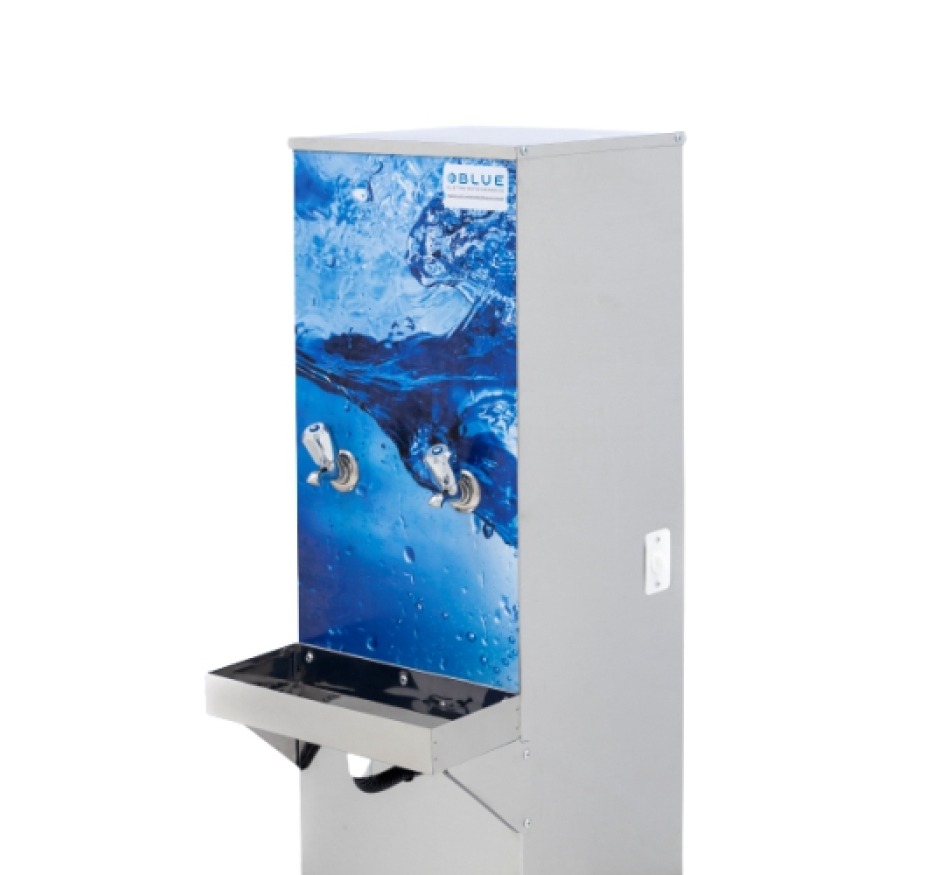Bebedouro Industrial Adesivado de Coluna 25 Litros Inox Blue Bebedouros BBC25LAD 220v