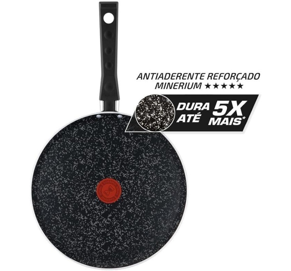 Panquequeira Rochedo Vitalle 22cm Antiaderente Stone Pro