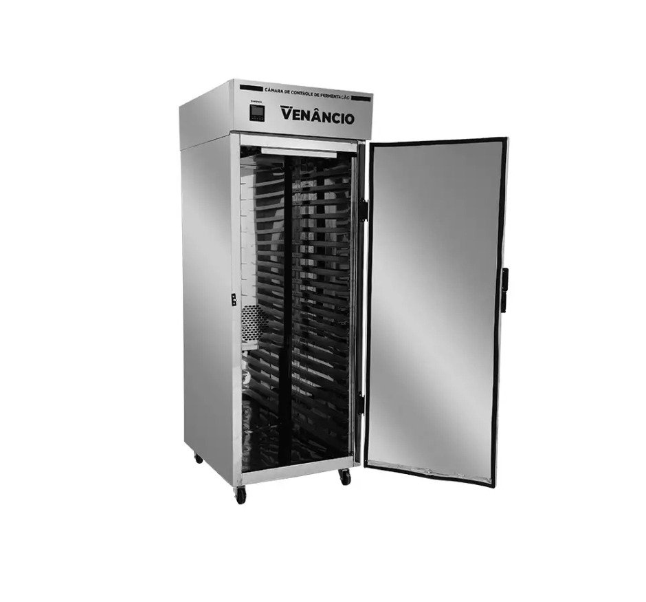 Câmara Climática Crescepão 20 Esteiras Para 500 Pães Venâncio Inox AC20T 220V