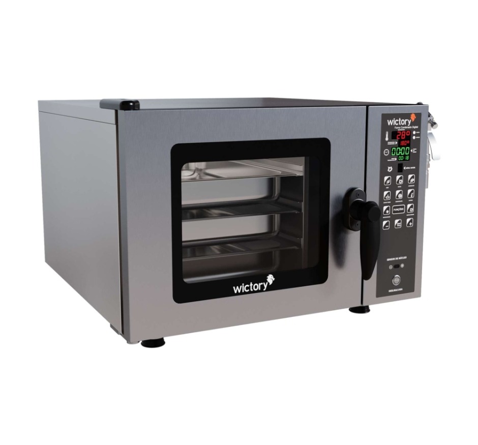 Forno Elétrico Combinado 3 GNs Wictory WCAA-03NE 220v
